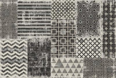 Pela Studios - Geometric Patchwork Moon Mist