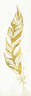 Pela Studios - Gold Water Feather I