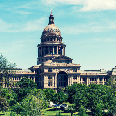 Carol Highsmith - The Texas Capitol, View from the Southwest