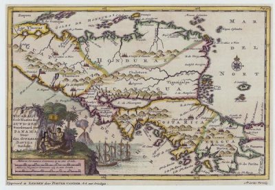 Pieter Vander Aa - Central America and the Caribbean, 1729