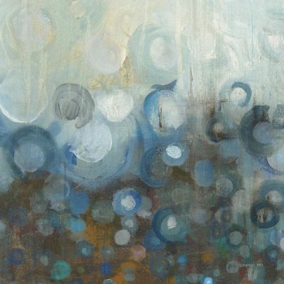 Danhui Nai - Blue and Bronze Dots VII