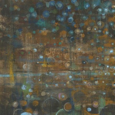 Danhui Nai - Blue and Bronze Dots IX