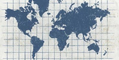 Kathrine Lovell - Indigo Gild World Map I