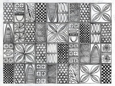 Kathrine Lovell - Patterns of the Amazon II BW