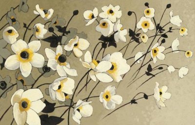 Shirley Novak - Anemones Japonaises Blancs