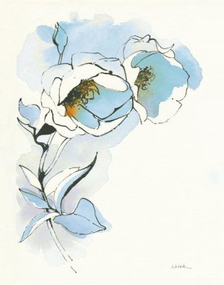 Shirley Novak - Carols Roses II Blue