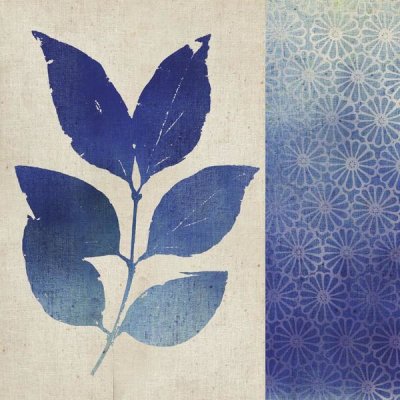 Studio Mousseau - Indigo Leaves I