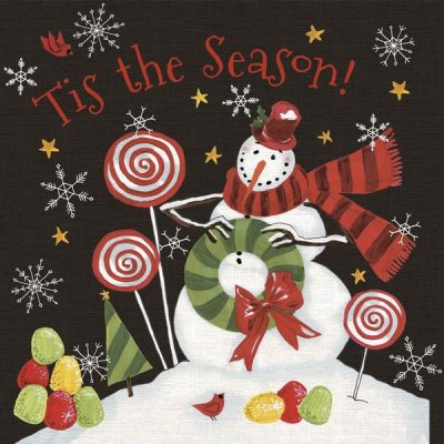 Anne Tavoletti - Sweet Snowmen III Black