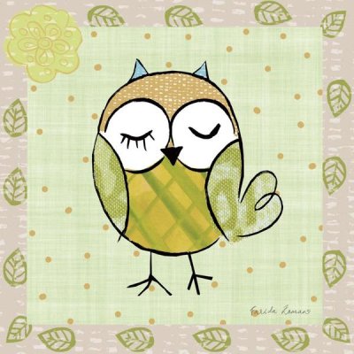 Farida Zaman - Whimsy Owls II