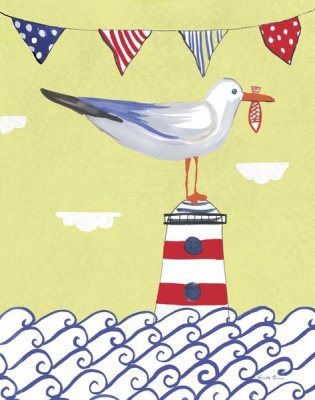 Farida Zaman - Coastal Bird I Flags