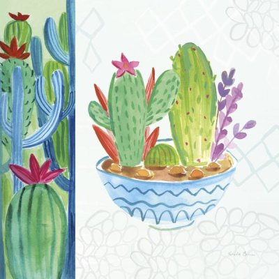 Farida Zaman - Cacti Garden II no Birds and Butterflies