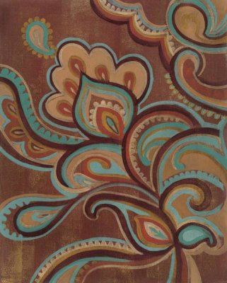 Silvia Vassileva - Bohemian Paisley I Turquoise