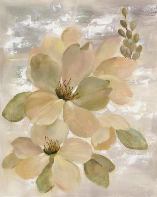 Silvia Vassileva - White on White Floral II