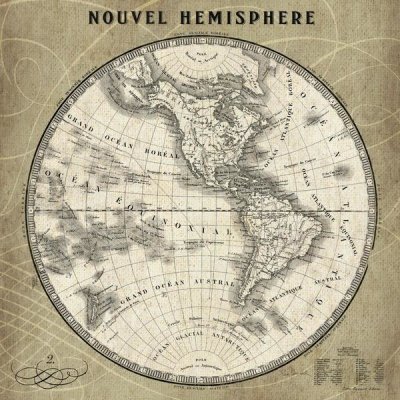 Sue Schlabach - French World Map III