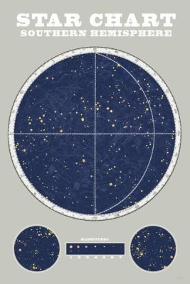 Sue Schlabach - Southern Star Chart Blue Gray