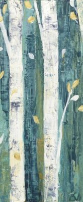 Julia Purinton - Birches in Spring Panel II