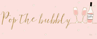 Veronique Charron - Underlined Bubbly III Pink
