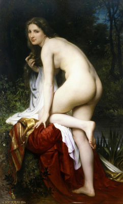 William-Adolphe Bouguereau - Baigneuse