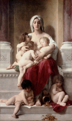 William-Adolphe Bouguereau - Charity