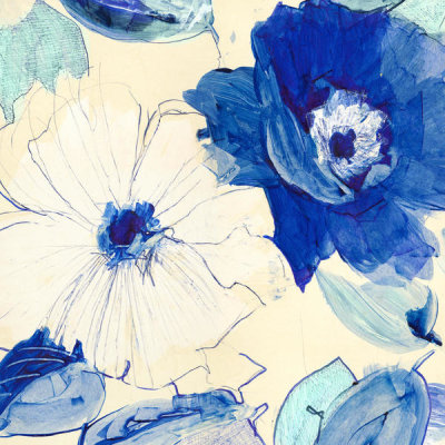 Kelly Parr - Toile Fleurs I