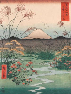 Ando Hiroshige - Otsuki Plain in Kai Province