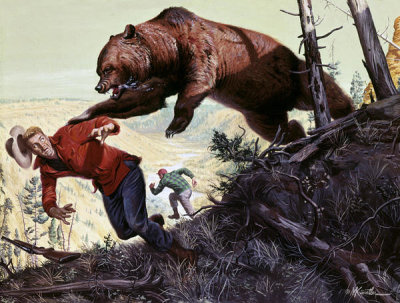 Mort Kunstler - The Bear that Killed Ken Scott