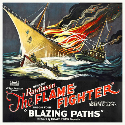 Hollywood Photo Archive - Flame Fighter, Blazing Paths, Herbert Rawlinson, 1925