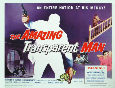 Hollywood Photo Archive - Amazing Transparent Man