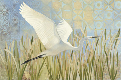 Kathrine Lovell - Snowy Egret in Flight v2