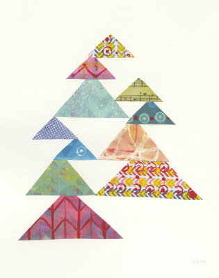 Courtney Prahl - Modern Abstract Triangles I