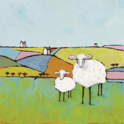 Phyllis Adams - Sheep in the Meadow