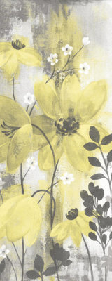 Silvia Vassileva - Floral Symphony Yellow Gray Crop II