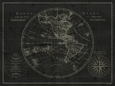 Wild Apple Portfolio - Mappemonde Etching v2