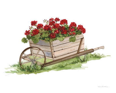 Kathleen Parr McKenna - Life on the Farm Wheelbarrow Element