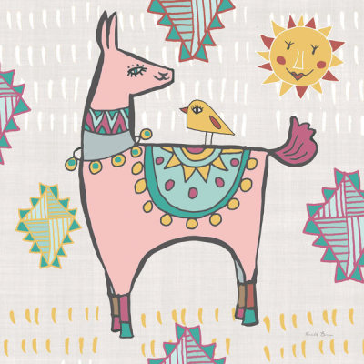 Farida Zaman - Playful Llamas III