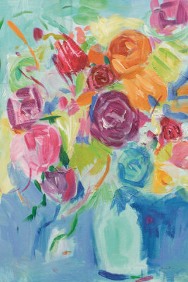 Farida Zaman - Matisse Florals Pastel Crop