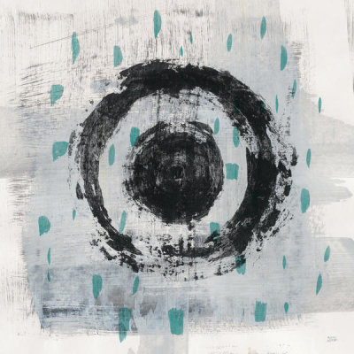 Melissa Averinos - Zen Circle II Crop with Teal