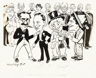 Hollywood Photo Archive - Marx Brothers - Duck Soup - Drawings 03