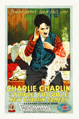 Hollywood Photo Archive - Charlie Chaplin - Triple Trouble, 1918