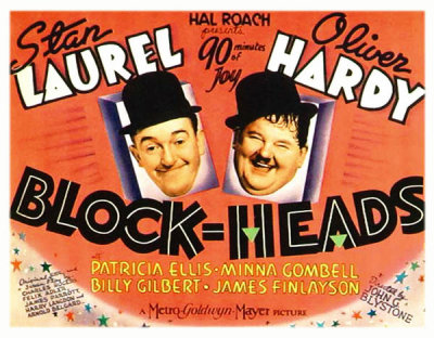 Hollywood Photo Archive - Laurel & Hardy - Block-Heads, 1938