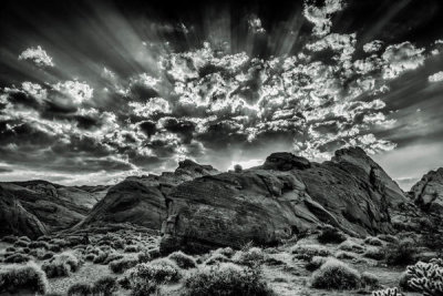European Master Photography - Valley of Fire 2 black&white