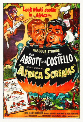 Hollywood Photo Archive - Abbott & Costello - Africa Screams Horizontal