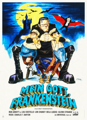 Hollywood Photo Archive - Abbott & Costello - German - Meet Frankenstein