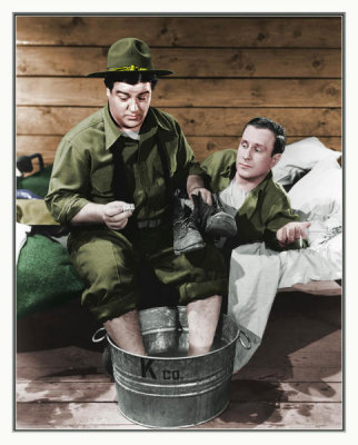 Hollywood Photo Archive - Abbott & Costello - Promotional Still Buck Privates