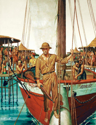 Mort Kunstler - The White Rajah of Sarawak