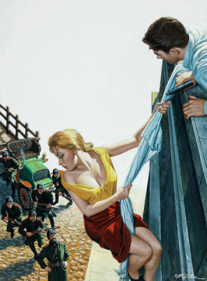 Mort Kunstler - The Bedsheet Escape