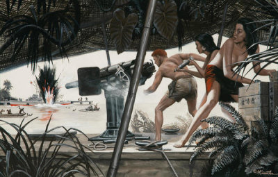 Mort Kunstler - Stopping the Melee