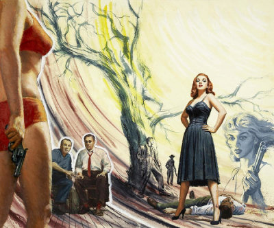 Mort Kunstler - The Hardboiled Lineup