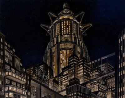 Hollywood Photo Archive - Metropolis - Building Concept Art