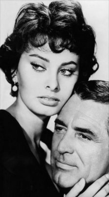 Hollywood Photo Archive - Cary Grant with Sophia Loren